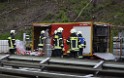 VU Gefahrgut LKW umgestuerzt A 4 Rich Koeln Hoehe AS Gummersbach P182